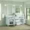 James Martin Vanities 72'' Double Vanity, Bright White w/ 3 CM Ethereal Noctis Quartz Top 424-V72-BW-3ENC - alternate 6